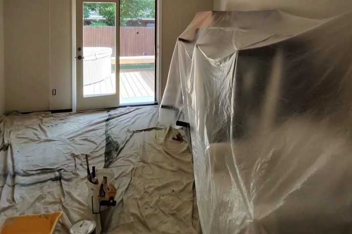 interior painting in a home in Meridian, Idaho